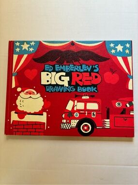 Ed Embery’s Big Red Drawing Book - Red Kids Drawing Book